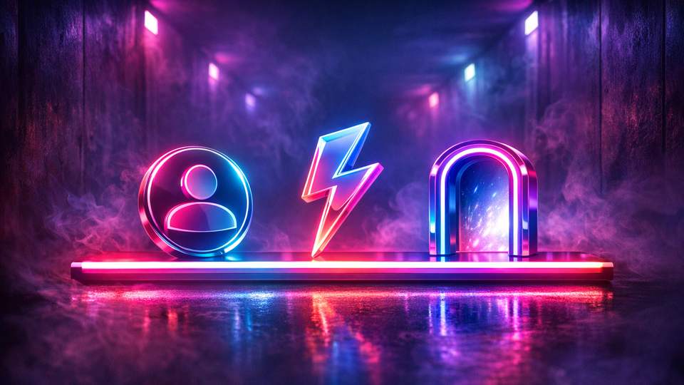 Kiirelt avanev neonuks, boonusmärgid ja välgukiired loovad kontovaba kasiino kiirkonto tunde.