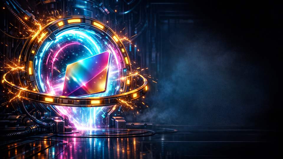 Särav boonusekaart, aktiveerimisvärav ja hoiatussädemeid püüdev kontrollrõngas loovad kiire, kuid puhta kompositsiooni.