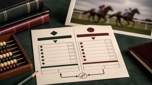 Brändivaba hobuste võiduajamise foto finišisirgel, mis illustreerib each way võidu- ja kohapanust.