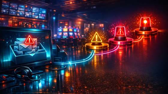 Vastuseta tugikanal, kolm eskalatsiooni kontrollpunkti ja hoiatavad märgid.