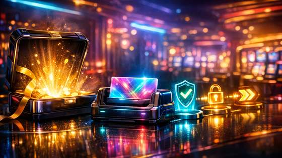 Hõõguv boonusekohver, valguspilet rahakotidokis ja kinnitusetapid moodustavad helendava aktiveerimisraja.